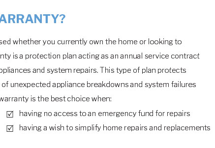 home appliance extended warranty plans